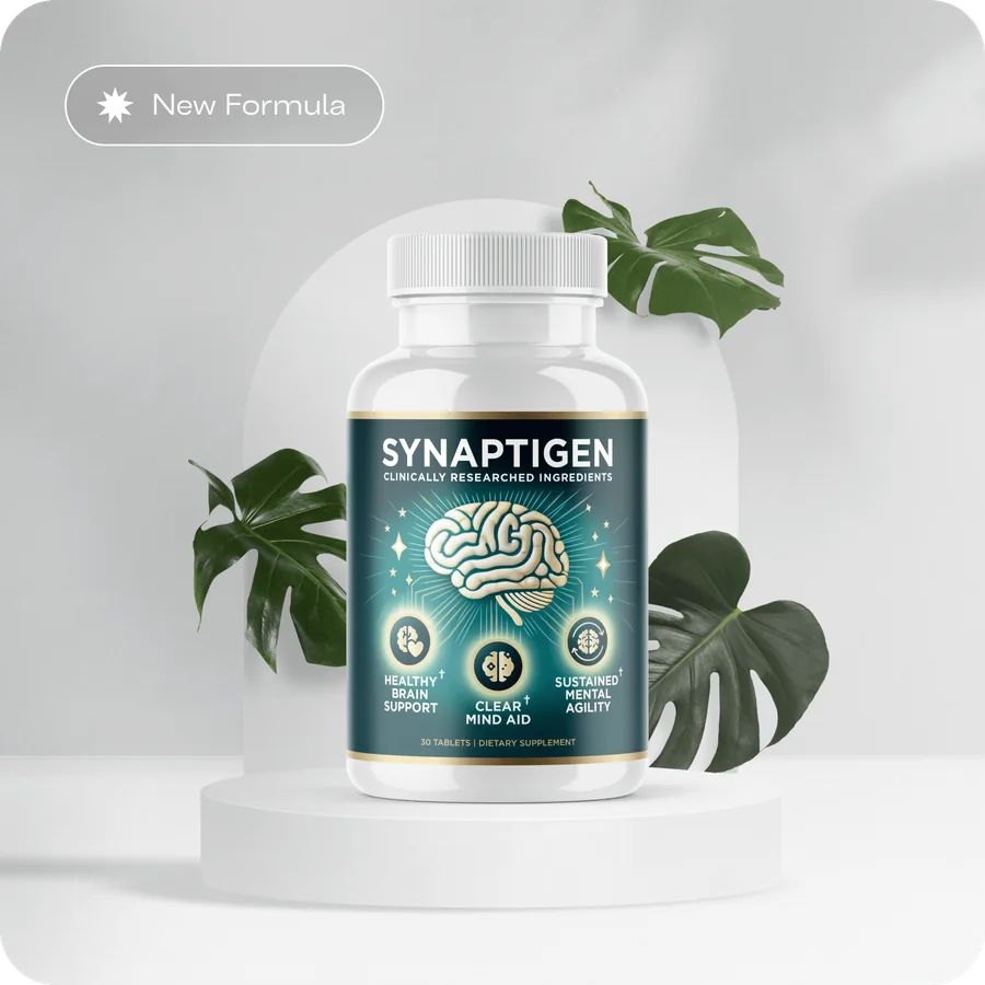 Synaptigen bottle, a 30-tablet probiotic supplement